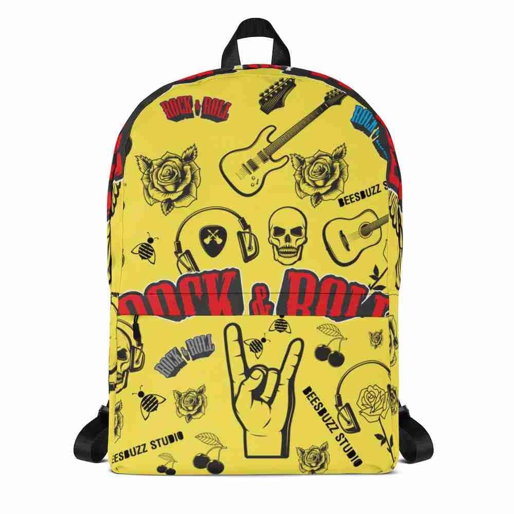 Backpack or Rucksack 8 http://beesbuzzstudio.com/product/backpack-rockn-roll-high-quality/