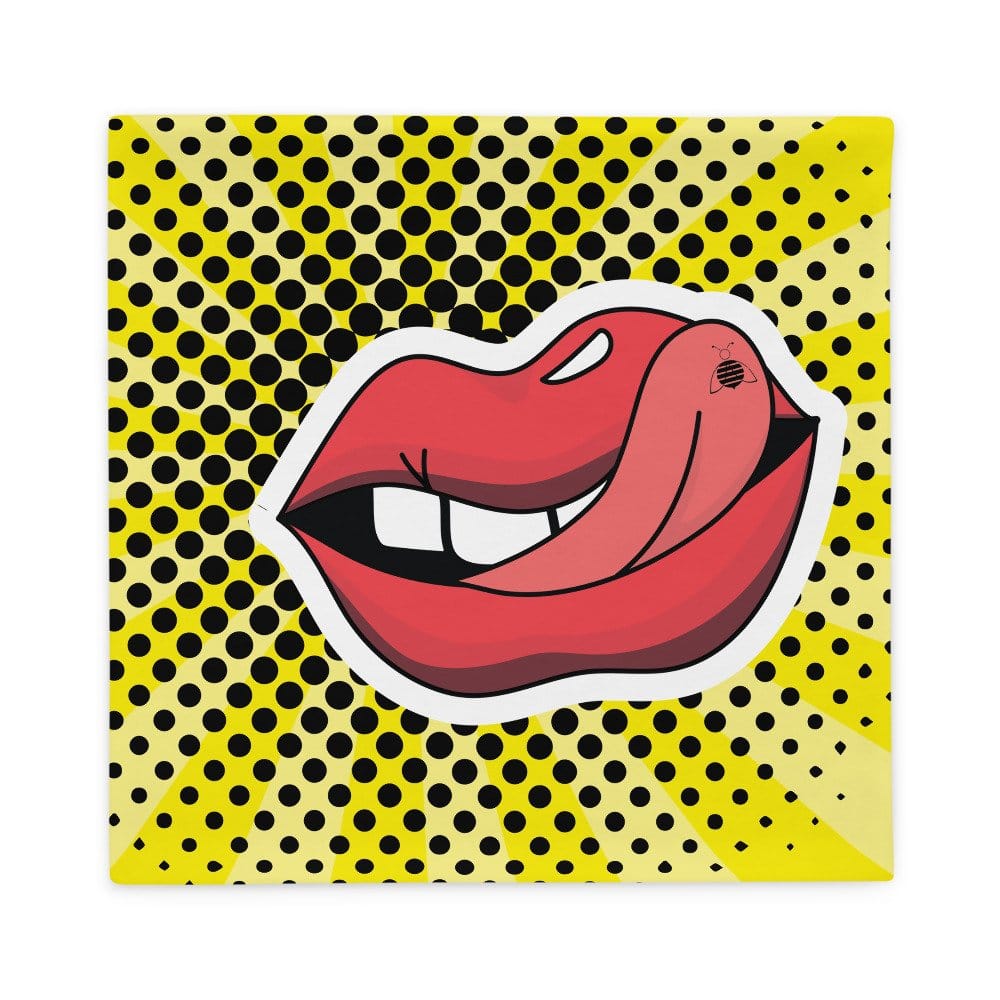 Couch pillow case"pop art lips"high quality 1 Couch pillow case"pop art lips"high quality