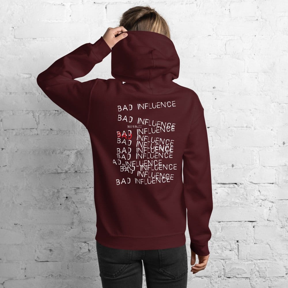 Women hoodie "Bad influence" high quality 4 Women hoodie "Bad influence" high quality - Image 4