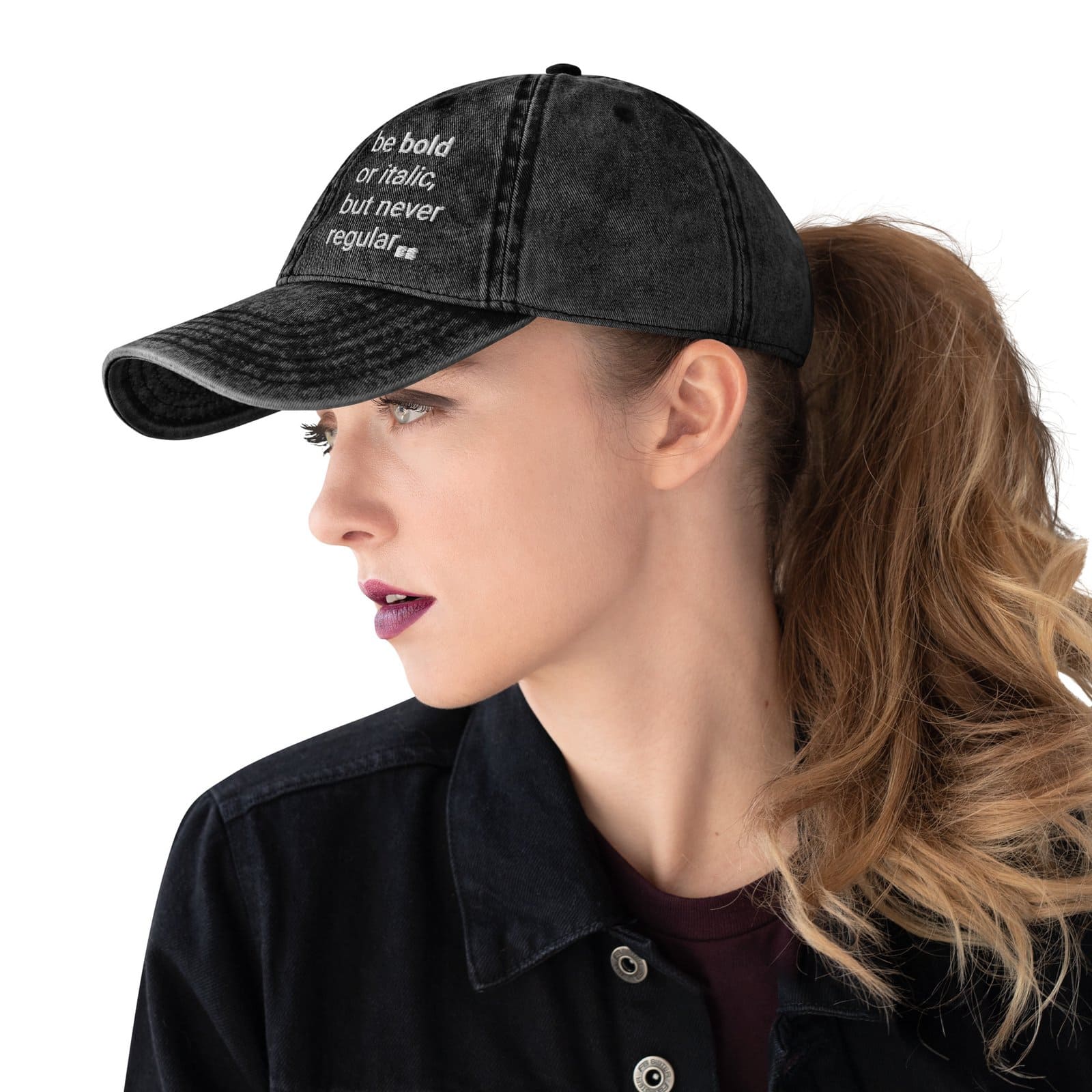 Classic embroidery cap - Image 2