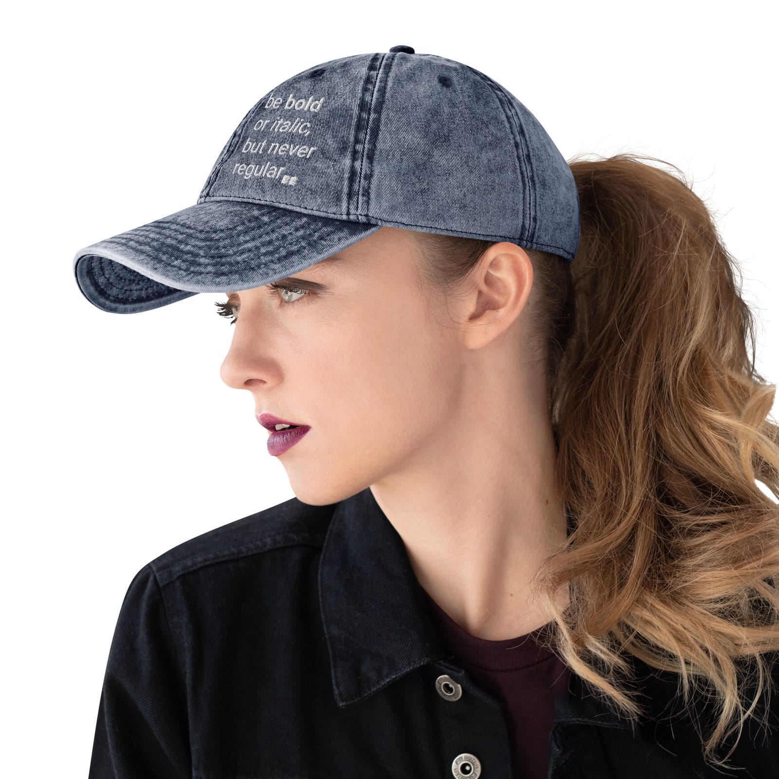 Classic embroidery cap - Image 5