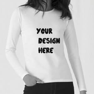Custom T-Shirt long sleeve Design - 1 high Quality Cotton 5 02