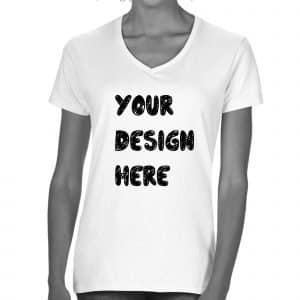 Custom V neck T-Shirt Design - 1 high Quality Cotton 5 04 3