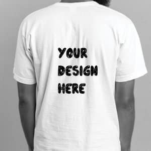 Custom V neck T-Shirt Design - 1 high Quality Cotton 6 05 3