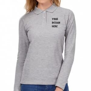 Custom Polo T-Shirt long Design - 1 high Quality Cotton 4 05