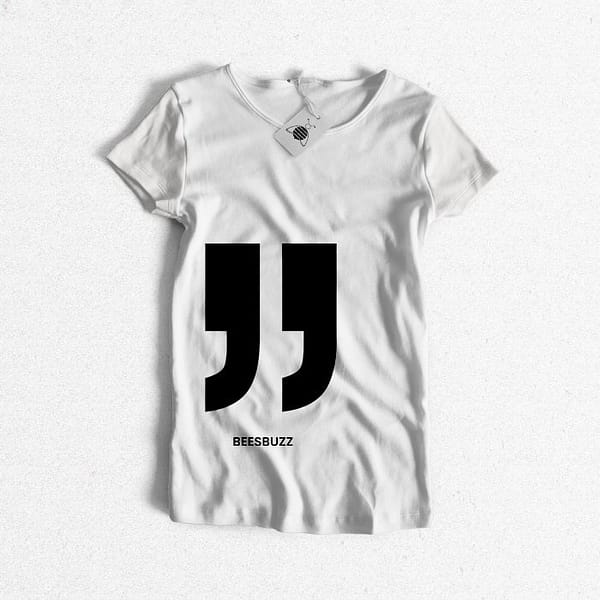 Women's t-shirt "quotation mark" high quality