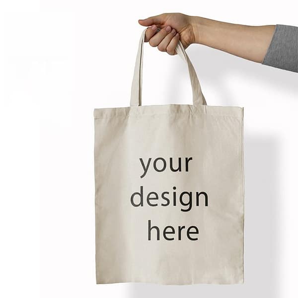 Custom eco canvas bag 36,5x40cm