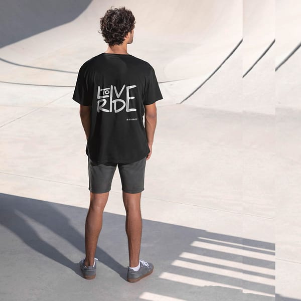 Men's t-shirt "live to ride" high quality