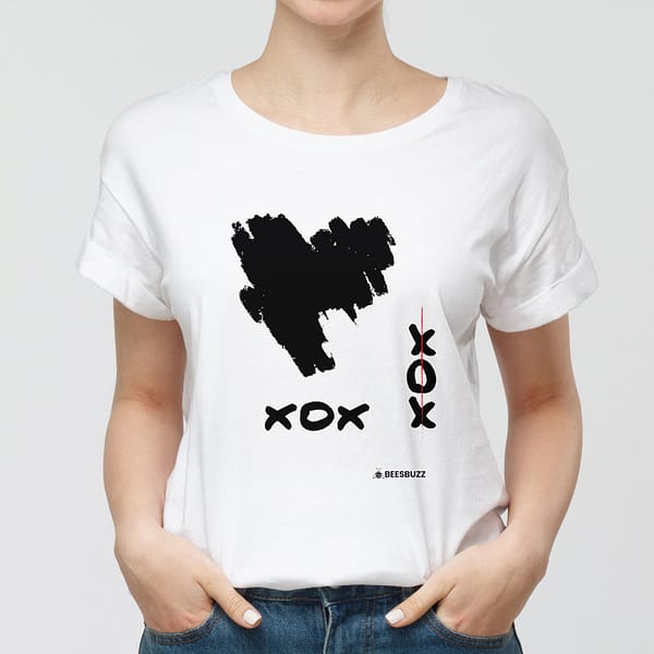 Women's t-shirt "XOX" high quality