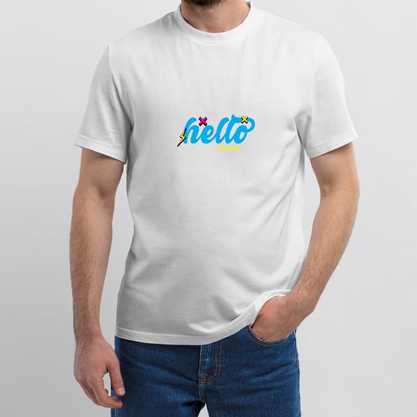 Men's t-shirt "Hello" high quality