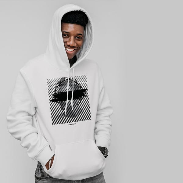 T-Shirt printing 26 Men Hoodie "headphones" high quality