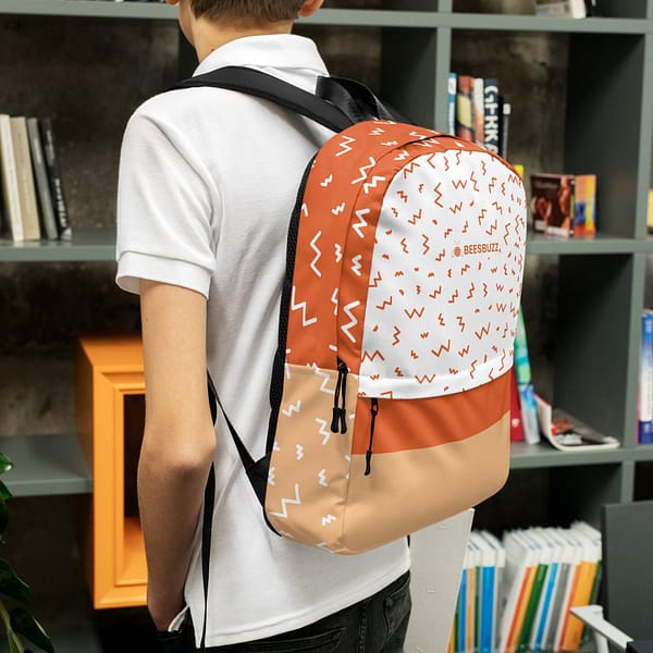 Backpack with pattern2 high quality