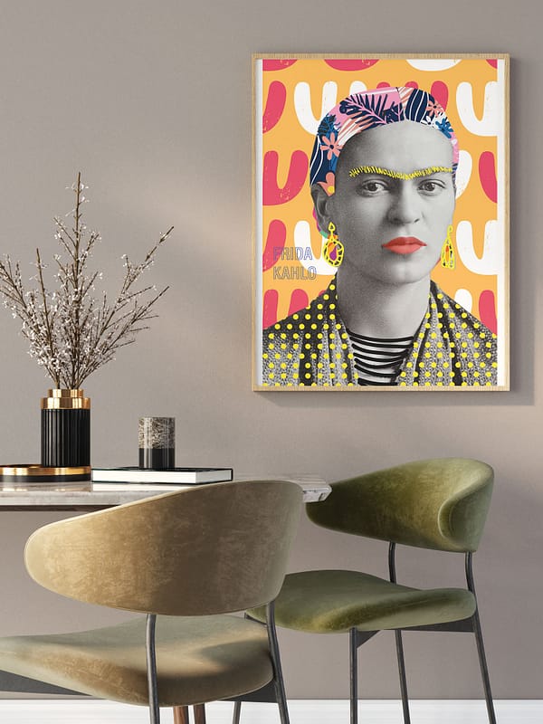 High quality poster Frida Kahlo A3 - design 1, 1pc