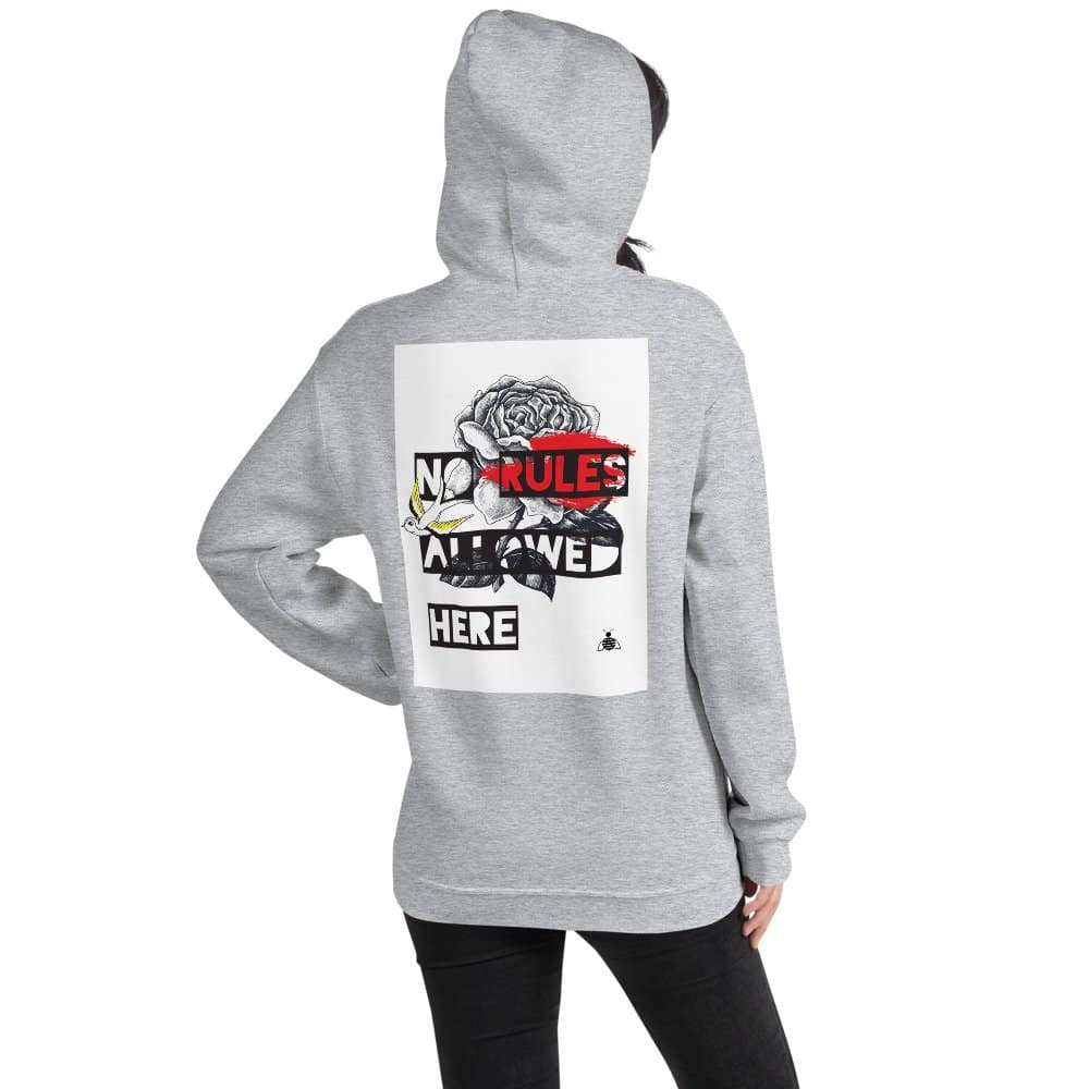 Women hoodie "No Rules" high quality 5 Women hoodie "No Rules" high quality - Image 5