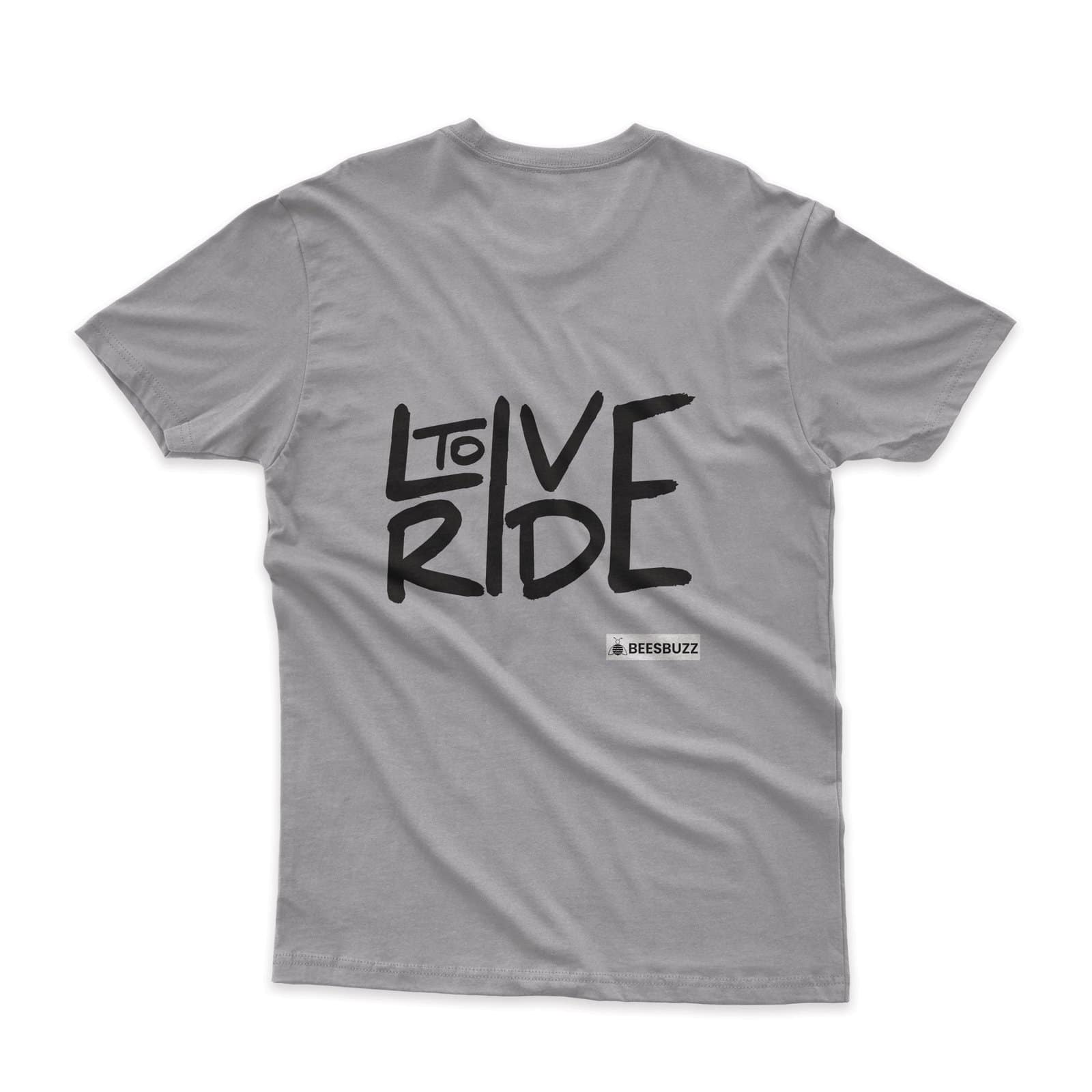 Men's t-shirt "live to ride" high quality 6 Men's t-shirt "live to ride" high quality - Image 6