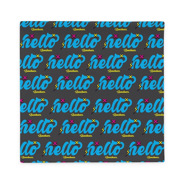 Couch pillow case "Hello" high-quality