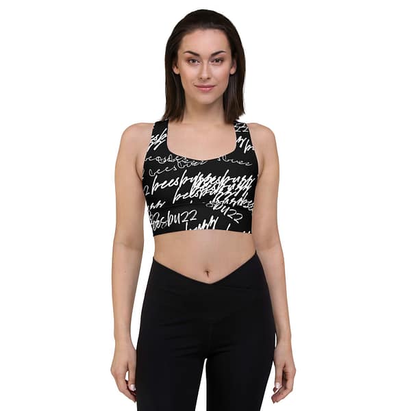 Women's sports bra "Graffiti" high-quality