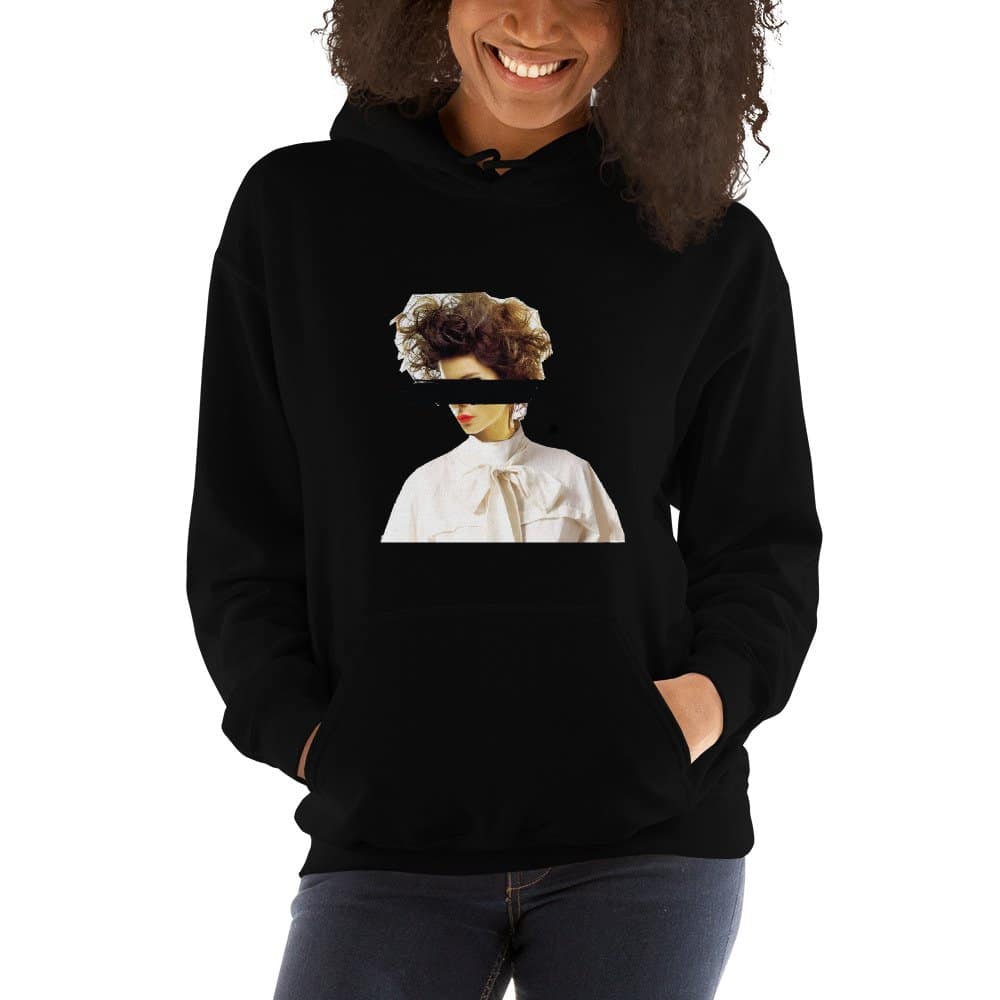 Women hoodie "Eyes covered" high quality 2 Women hoodie "Eyes covered" high quality - Image 2