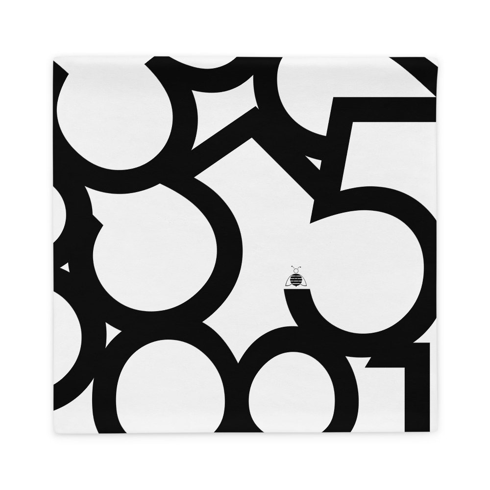 Couch pillow case "numbers" high quality 1 Couch pillow case "numbers" high quality