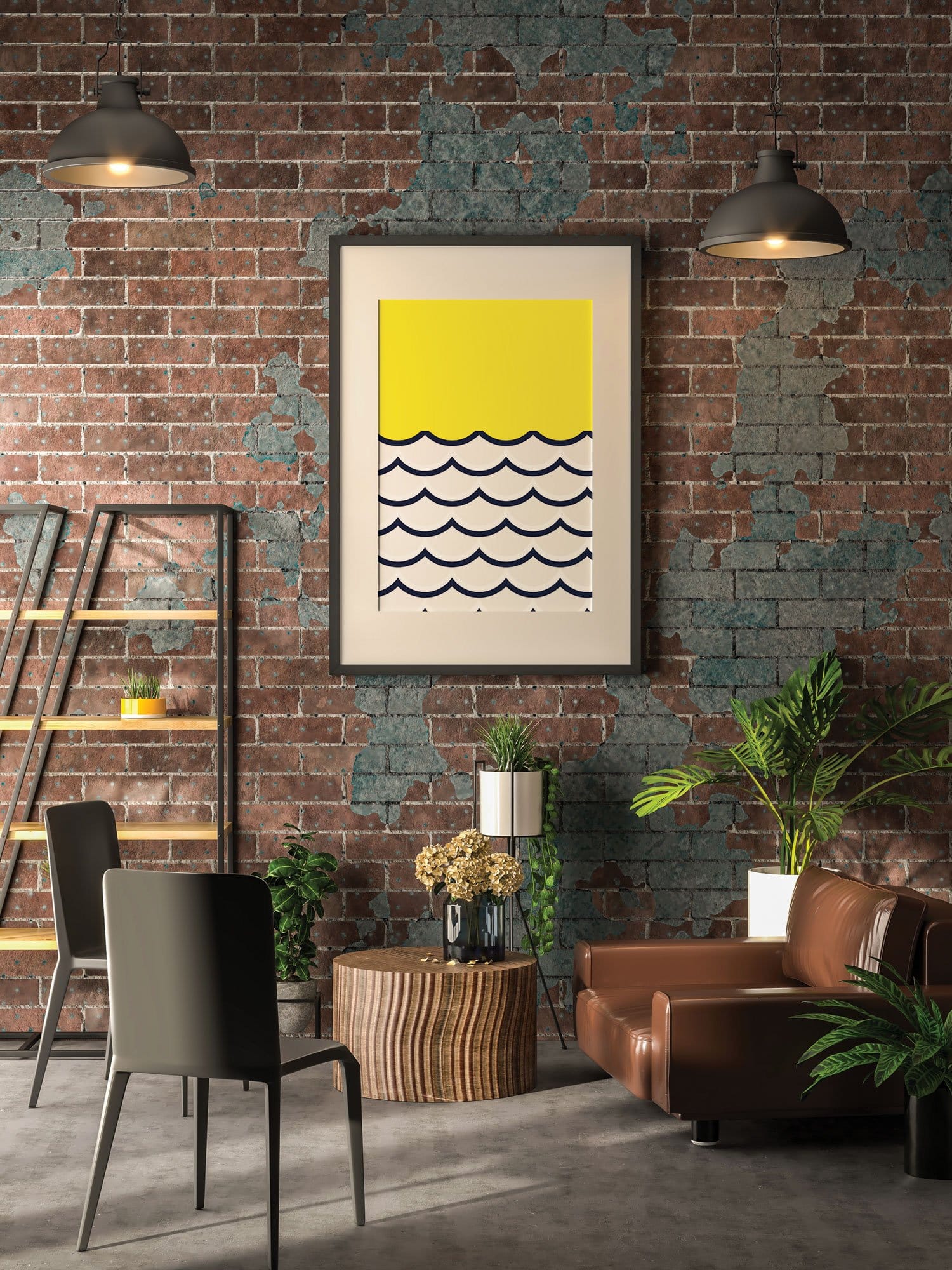 Posters set of 3 - High quality - Abstract 1 2 Posters set of 3 - High quality - Abstract 1 - Image 2