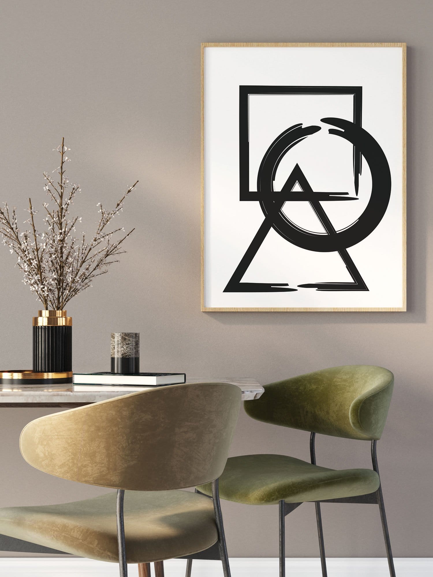 Posters set of 3 - High quality - Abstract 1 4 Posters set of 3 - High quality - Abstract 1 - Image 4