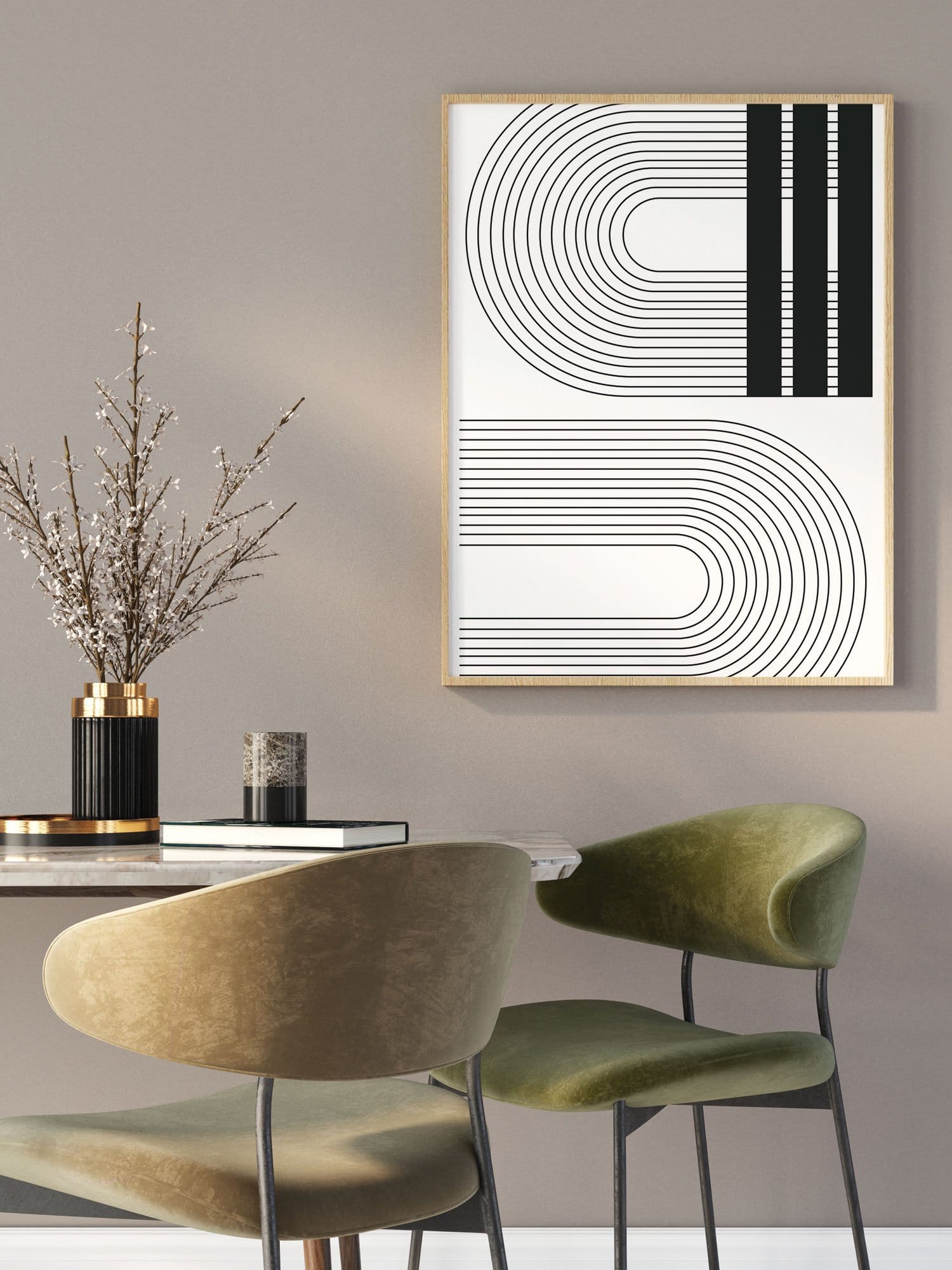 Posters set of 3 - High quality - Abstract 2 4 Posters set of 3 - High quality - Abstract 2 - Image 4