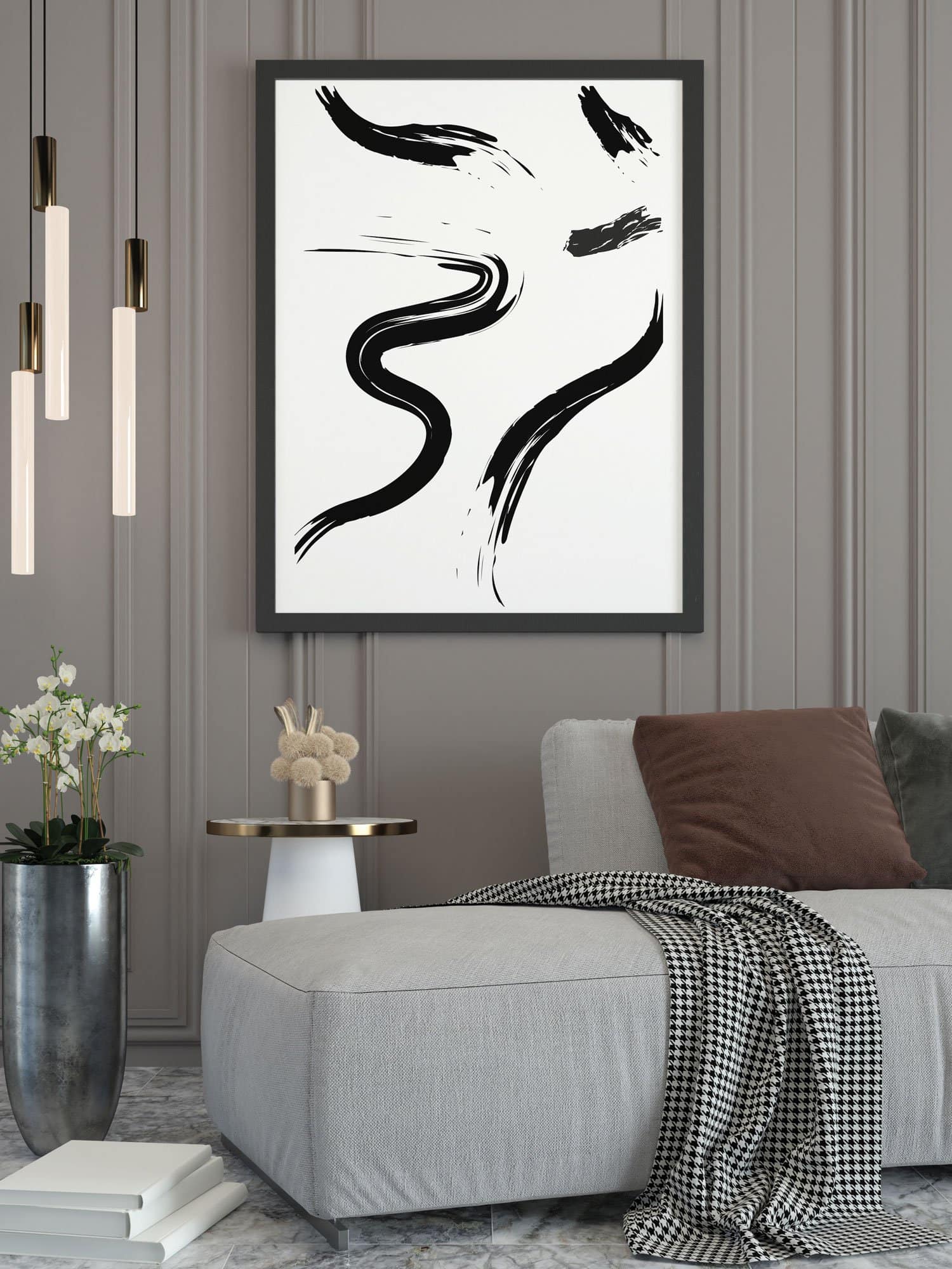 Posters set of 3 - High quality - Abstract 3 4 Posters set of 3 - High quality - Abstract 3 - Image 4