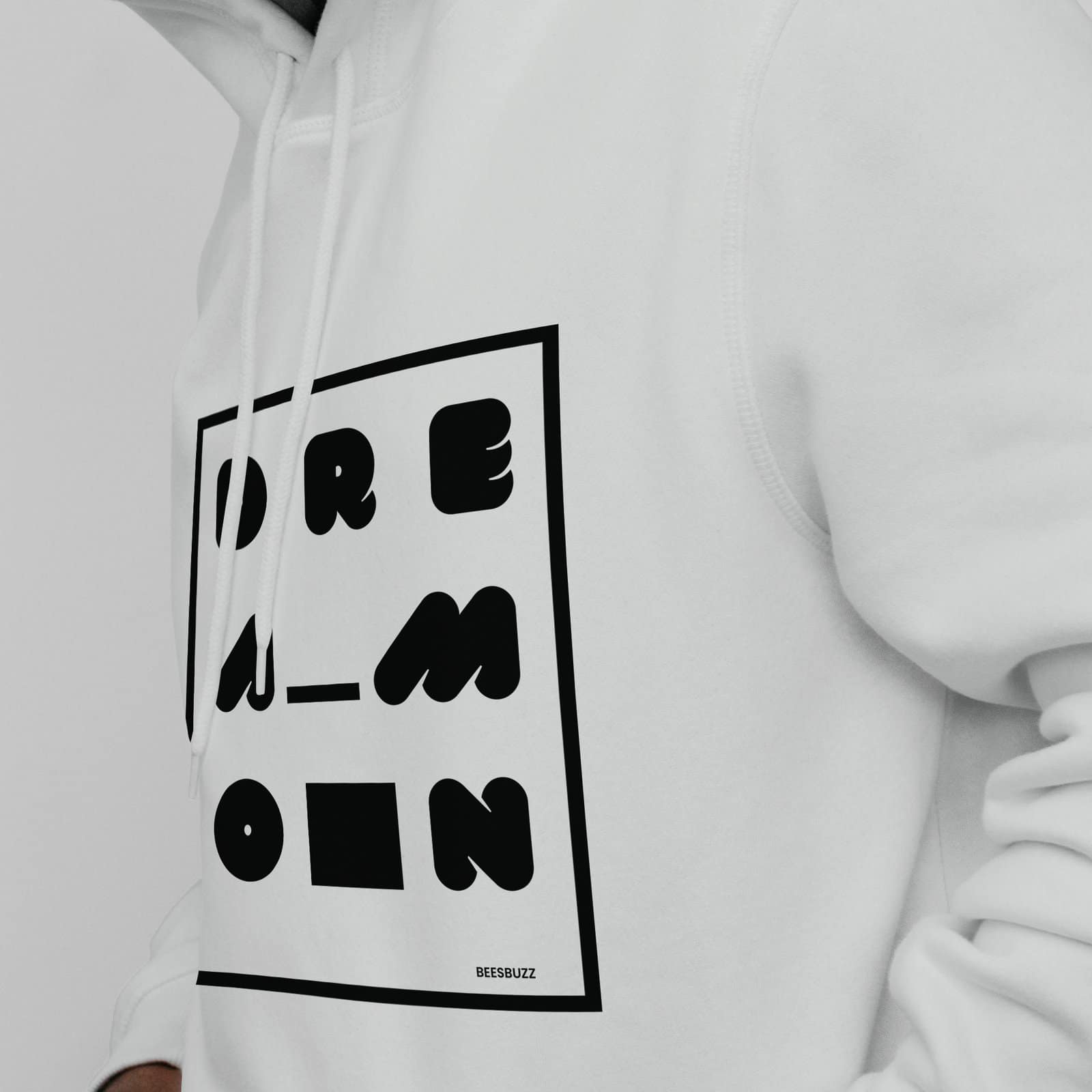 Men Hoodie "Dream on" high quality 6 Men Hoodie "Dream on" high quality - Image 6