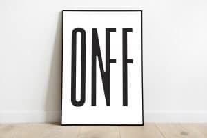 Posters set of 3 - High quality - typography 6 40 1