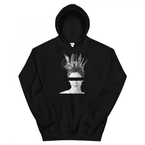 Women's Hoodie "Travelling" high quality 13 unisex heavy blend hoodie black 6008506e46b95