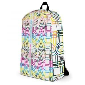 Backpack "FRIDA KAHLO" high quality 20 all over print backpack white left 613219793a0cd
