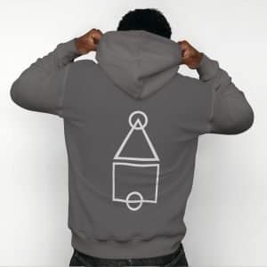 Men Hoodie squid games no 2 high quality 6 dark grey 10