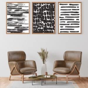 Posters set of 3 - High quality - brushes 5 Posters set of 3 - High quality - brushes