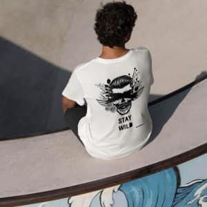 Men's t-shirt "stay wild" high quality 8 STAY WILDMODEL 1