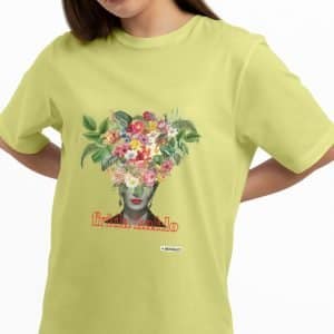 T-shirt "Frida Kahlo" high quality 7 YELLOW 1