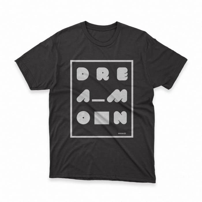 Men's t-shirt "dream on"high quality 2 Men's t-shirt "dream on"high quality - Image 2