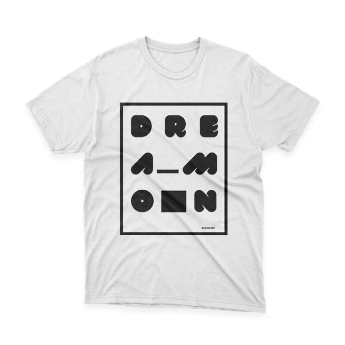 Men's t-shirt "dream on"high quality 1 Men's t-shirt "dream on"high quality